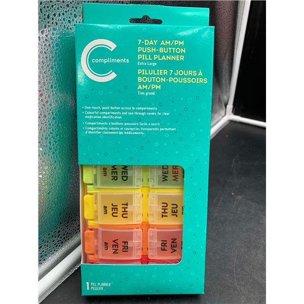 7 Day AM-PM Push Button XL