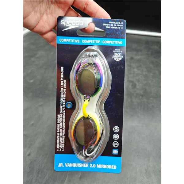 Speedo Junior Age 6-14 Competitive Mirrored Googles