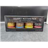 Image 1 : 4pk Gourmet Mustard Pack Assorted (4 x 125ml)