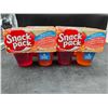 Image 1 : Snack Pack Juicy Gels Reduced Sugar Strawberry/Orange (6 x 4 x 99g)