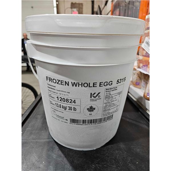 ***FROZEN*** Frozen Liquid Whole Egg 30Lbs pail