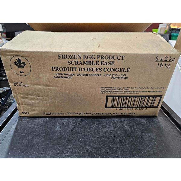 ***FROZEN***  Scramble Egg Case Lot 8 x 2Kg