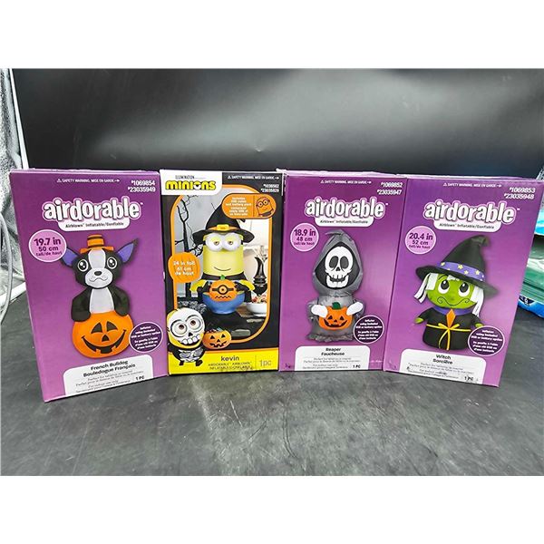 Airdorable Inflatable Halloween Decorations (4ct) approx 55in/each