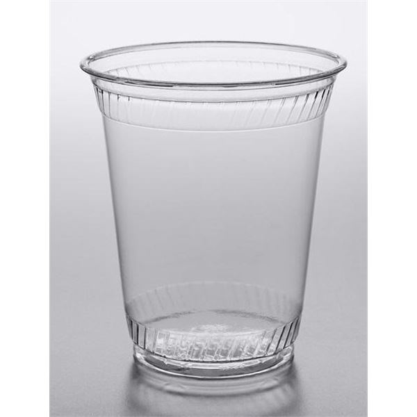 GC1214 Greenware 12/14oz. Compostable Clear Customizable Plastic Cold Cup - 1000/Case