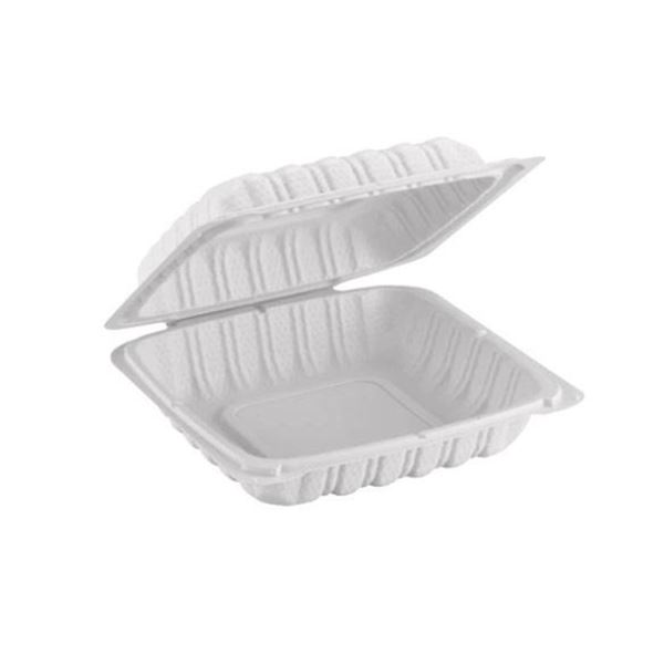 Takeout Container SL-81 Heavy Duty 8" 1 Compartment Container, Microwave Safe, 180 Count