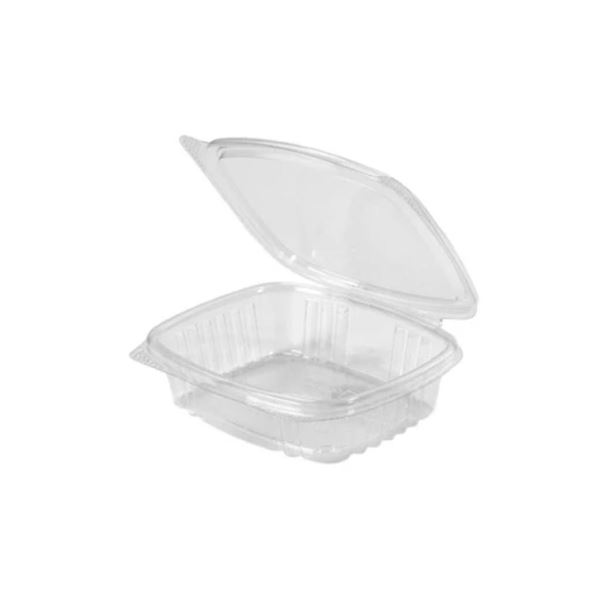 Genpak 8oz Hinged Deli Containers AD08 - 200 Count