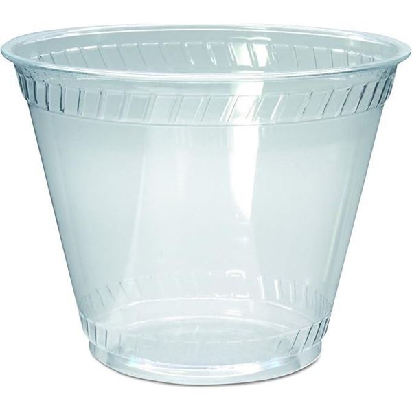 Greenware GC9OF 9-Ounce Capacity 3.6-Inch Top Width by 2.2-Inch Bottom Width 2.8-Inch Height Clear P
