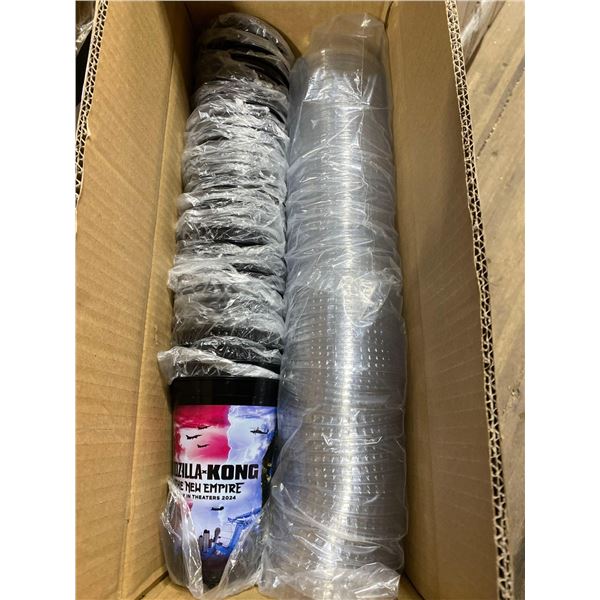 Godzilla Stadium Cup with Dome Lid Circle K 144pcs