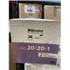Image 1 : Filtrete 3M Electrostatic High Performance Air Filter 20 x 20 x 1 2Pk