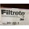 Image 2 : Filtrete 3M Electrostatic High Performance Air Filter 20 x 20 x 1 2Pk