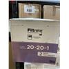 Image 1 : Filtrete 3M Electrostatic High Performance Air Filter 20 x 20 x 1 2Pk