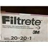 Image 2 : Filtrete 3M Electrostatic High Performance Air Filter 20 x 20 x 1 2Pk