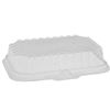 Image 1 : PacTic Tray Mates Clear Dome Shallow Dome Fits Pactive 2S Foam Trays 8.2" x 5.7" x 1.5" 252 Count