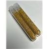 Image 2 : Large Vials of Golden Flake Material - LOT of 2