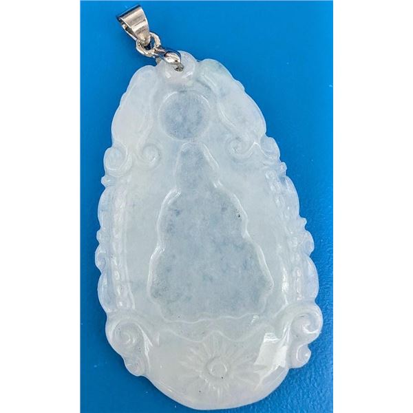 Silver Jade Pendant, Suggested Retail Value $240