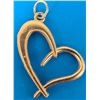Image 2 : 14K Yellow Gold 0.72G Heart Pendant, Suggested Retail Value $300