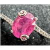 Image 2 : Silver Genuine Ruby Ring, Suggested Retail Value $160
