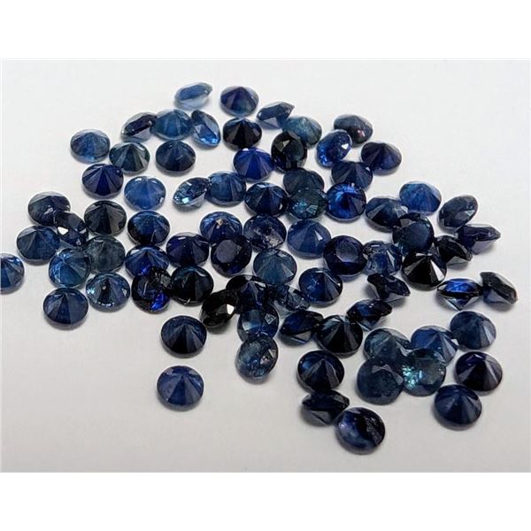 Blue Sapphire 1.8Mm 2.5Ct Total , Suggested Retail Value $200