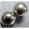 Image 1 : Silver Ball Earrings, Suggested Retail Value $30