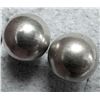 Image 2 : Silver Ball Earrings, Suggested Retail Value $30