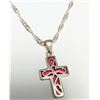 Image 2 : Silver Cross 22" Necklace, Suggested Retail Value $60