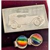 Image 1 : Silver Rainbow Earring And 1.6G Silver Bar With Random Pattern Set, Suggested Retail Value $50