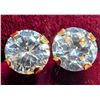 Image 1 : 14K Yellow Gold Cz 4.5Mm Earrings, Suggested Retail Value $120