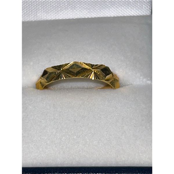 Sterling Silver Gold Plated Dress Ring NEW in gift box