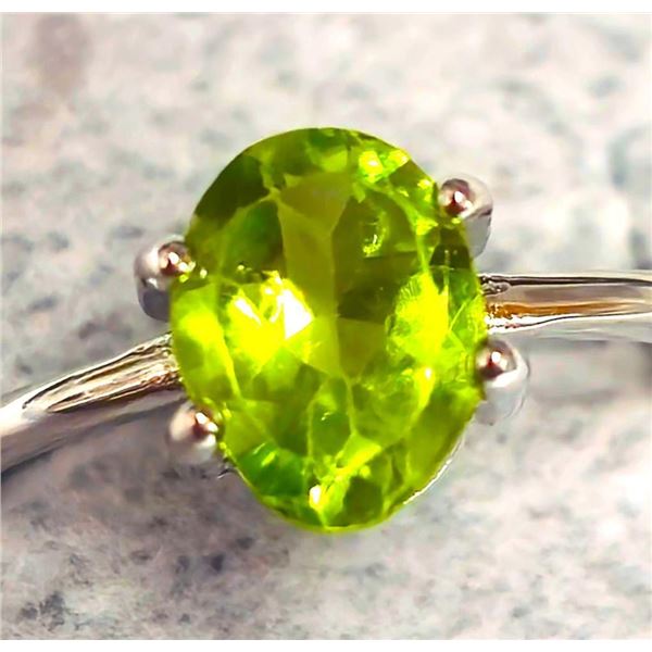 Silver Ruby(1ct) Ring (~length 0 inches), Suggested Retail Value $160