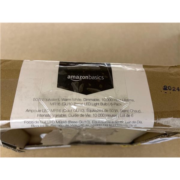 50W Equivalent Warm White Dimmable 10,000 Hour Lifetime LED Lightbulb 6 Pack