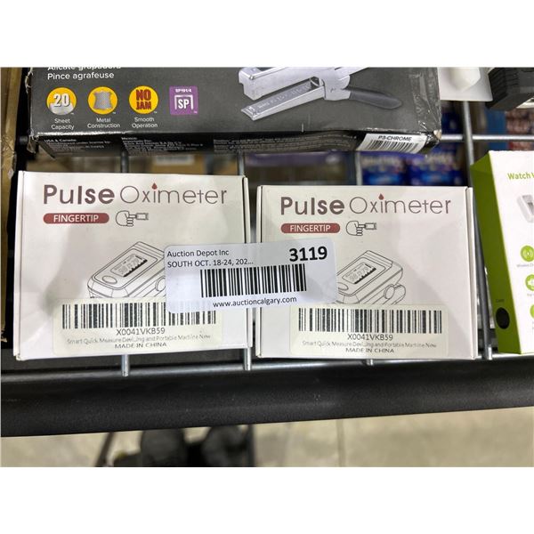 2 Pack Pulse Oximeter Fingertip