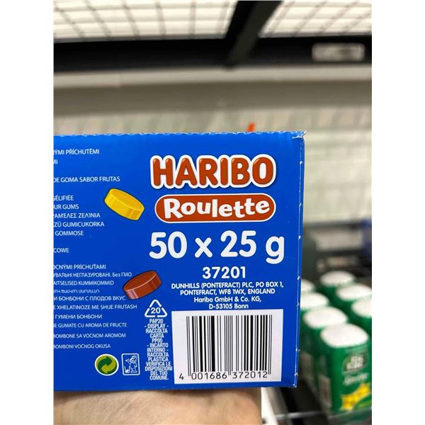 Haribo Roulette Candy 50x25g