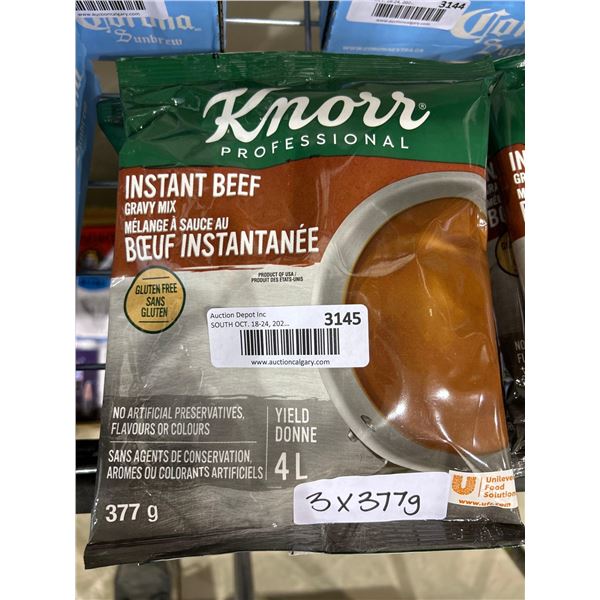 Knorr Professional Instant Beef Gravy Mix 3x377g