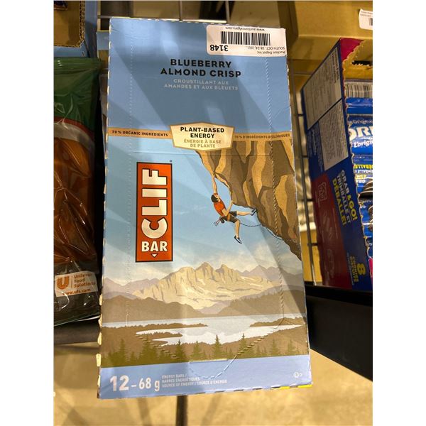 Clif Blueberry Almond Crisp 12x68g Energy Bar