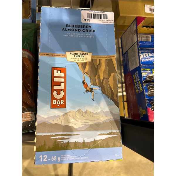 Clif Blueberry Almond Crisp 12x68g Energy Bar