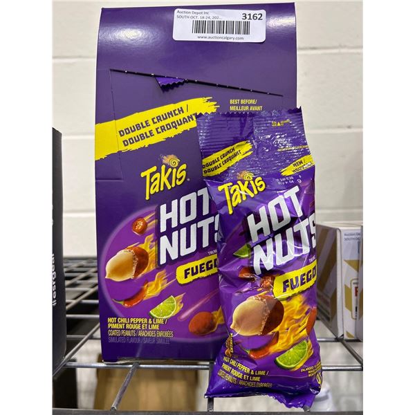 Takis Hot Nuts chili & lime Case lot 12 x 90g