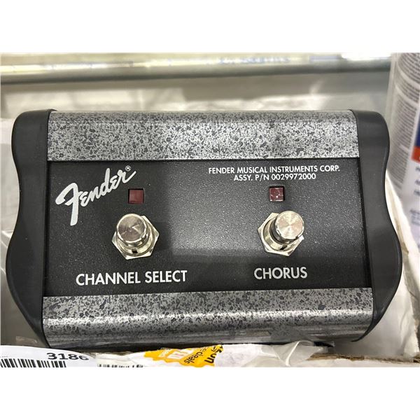 Fender 099-4057-000 2-Button Footswitch: Channel/Chorus On/off with 1/4-Inch Jack