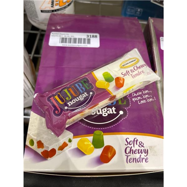 JuJube Nougat Bars Box of 18 Bars