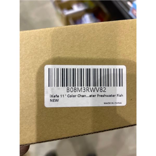 Kefe 28cm Timer Color Changing LED Fish Tank Aquarium Submersible Light with Remote/ Colored Aquariu