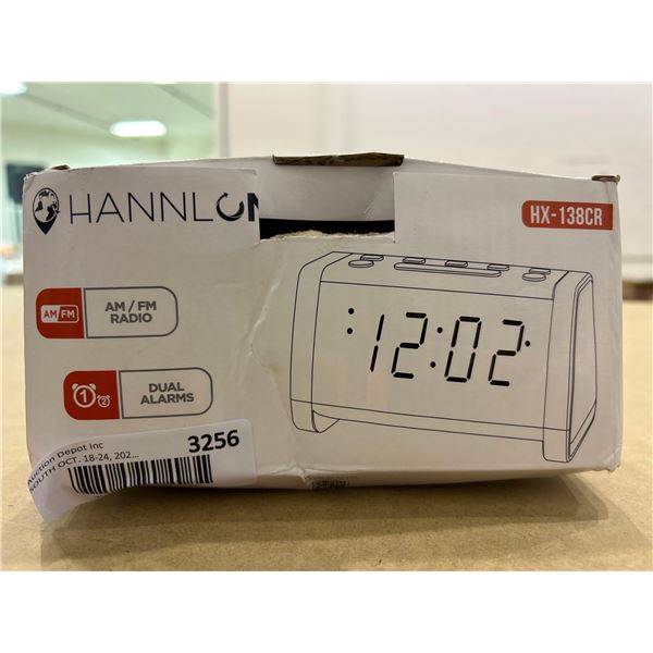 Hannlon AM/FM digital Alarm Clock