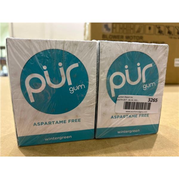 Pur Wintergreen Gum Lot of 2 x 6