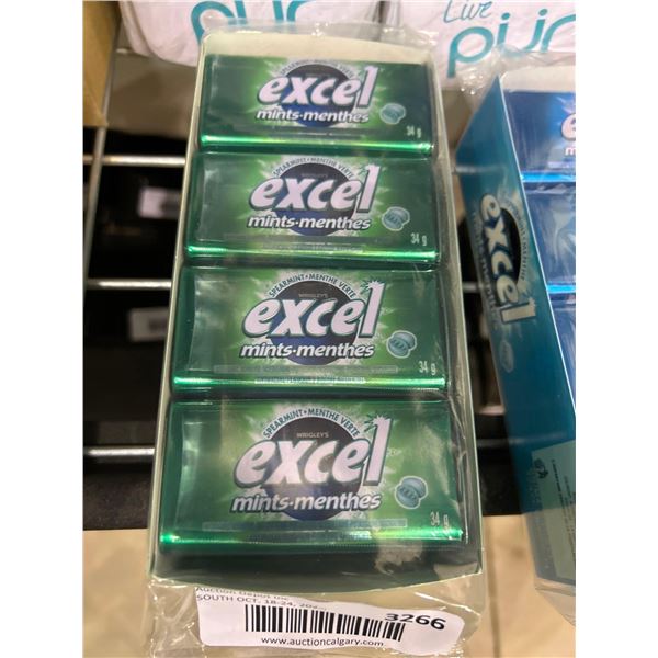 Excell Mints Lot of 8 x 34 Spearmint