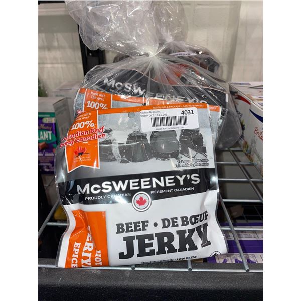 McSweeney's Hot Teriyaki Beef Jerky 10 x 80g
