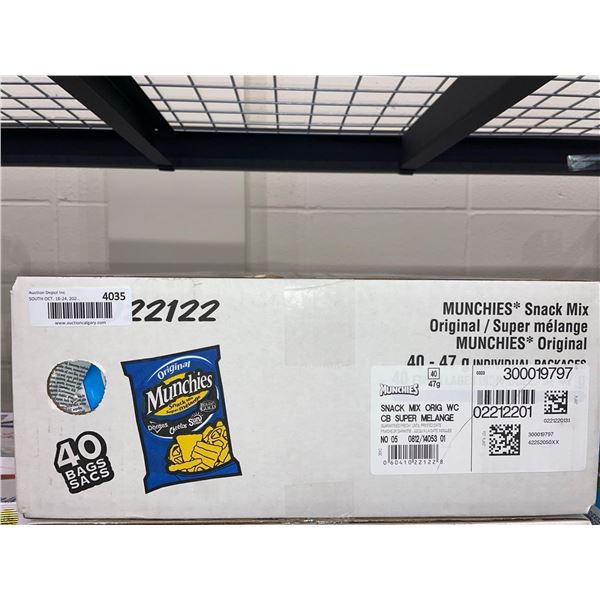 Original Munchies Snack Mix 40 x 47g