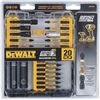Image 2 : DEWALT 20-Piece Impact Ready Bit Set with Flex Torq Technology, Hex Shank, Magnetic, Precision Machi