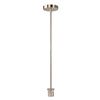 Image 1 : Style Selections 1 Light Brushed Nickel Pendant Fitter