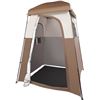Image 1 : VEVOR Camping Shower Tent, 66" x 66" x 87" 1 Room Oversize Outdoor Portable Shelter, Privacy Tent wi