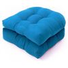 Image 1 : Chair Cushion Seat Pad Set of 2 Tufted Non-Slip Dining Chair Pad Cushions Comfort and Softness 19"x1