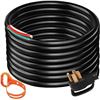 Image 1 : Mophorn 40Ft 50Amp Generator Extension Cord 6 Gauge STW 6/3+8/1 Generator Cord, Generator Power Cord
