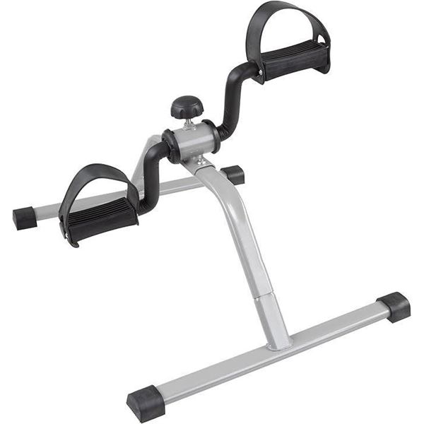 Wakeman Portable Fitness Pedal Stationary Under Desk Exercise Machine Bike for Arms, Legs, Physical 